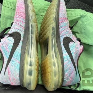 Nike Pink and Blue Running Sneakers